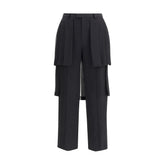 Undercover Black Acetate Casual Pants